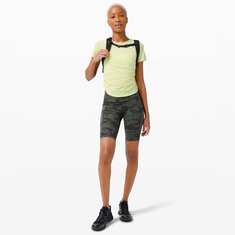 Lululemon Fast And Free Short 10" *Non-Reflective in Incognito Camo Multi Size 8